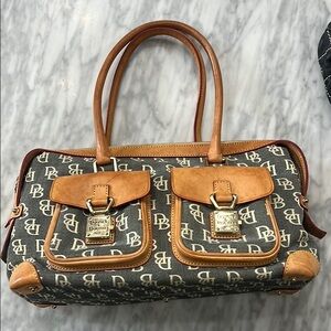 Dooney & Bourke Signature Double pocket Satchel